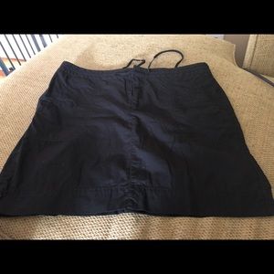 Ann Taylor loft black 100% cotton skirt